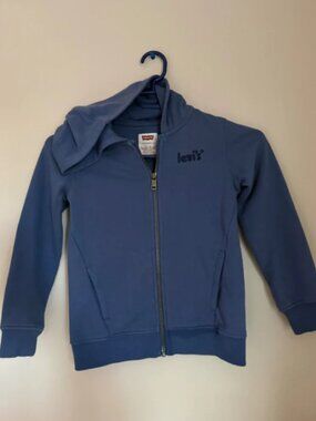 Levi’s Navy Zip-Up Hoodie, Kids 5/5T